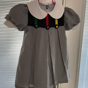 Vintage herringbone dress